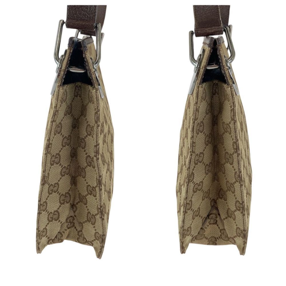 Gucci Eclipse Brown Silver Hardware Gg Canvas 120… - image 8